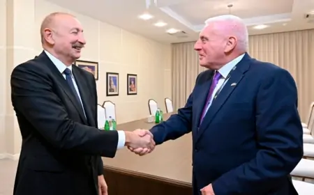 Prezident britaniyalı naziri qəbul etdi - FOTOLAR