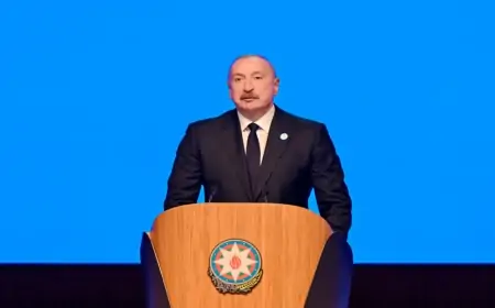 Prezident YAP-ın VIII Qurultayında çıxış etdi - TAM MƏTN + FOTOLAR