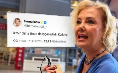 "İzmir işğal olundu" yazdı, polis evindən apardı - Berna Laçın saxlanıldı 