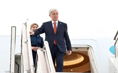 Tokayev Azərbaycanda səfərdədir - FOTOLAR