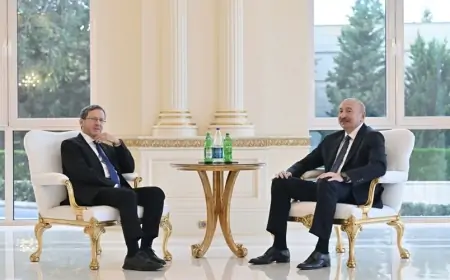 İlham Əliyev İsrail Prezidenti ilə görüşdü 