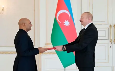 Prezident Hindistanın yeni səfirini qəbul etdi - FOTOLAR