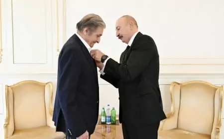 Xalq rəssamı “İstiqlal” ordeni ilə təltif olundu - SƏRƏNCAM