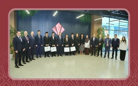 Veysəloğlu Şirkətlər Qrupunda Prezident təqaüdçüsü olan əməkdaş övladları ilə görüş keçirilib 