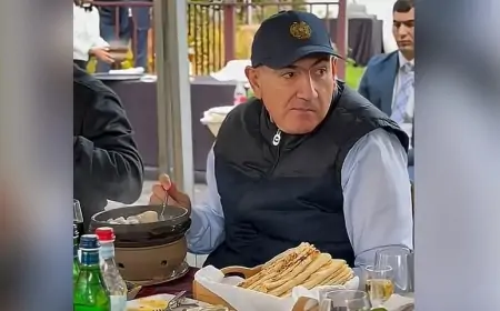 Paşinyan tərəfdarları ilə xaş qonaqlığında - VİDEO