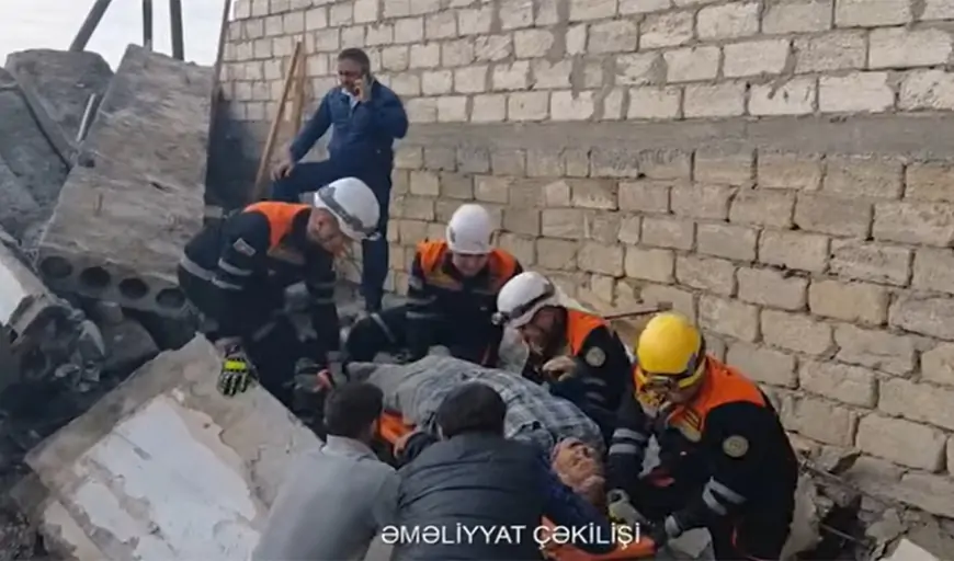 Bakıda fərdi EV UÇDU - Ölən və yaralanan var + VIDEO