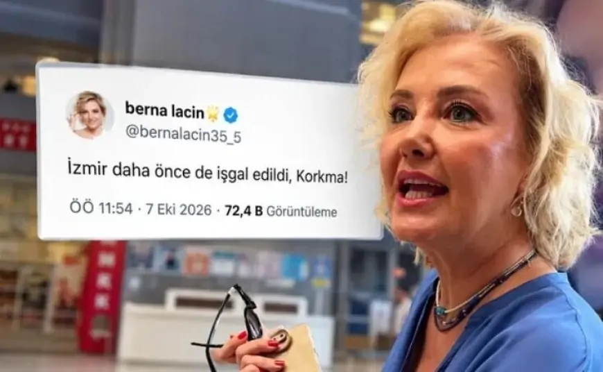 "İzmir işğal olundu" yazdı, polis evindən apardı - Berna Laçın saxlanıldı 