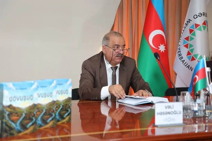 Yazıçı-publisist Vəli Həsənoğlunun “Qovuşuq” kitabının təqdimatı olub - FOTO