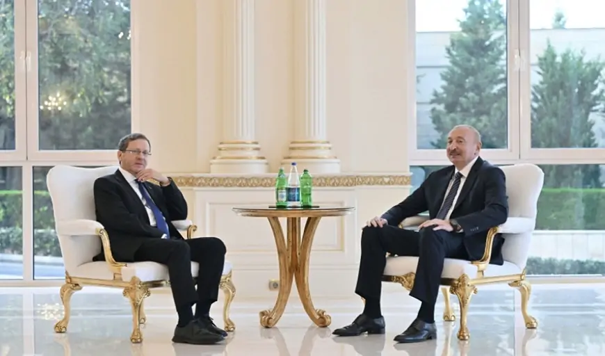 İlham Əliyev İsrail Prezidenti ilə görüşdü 